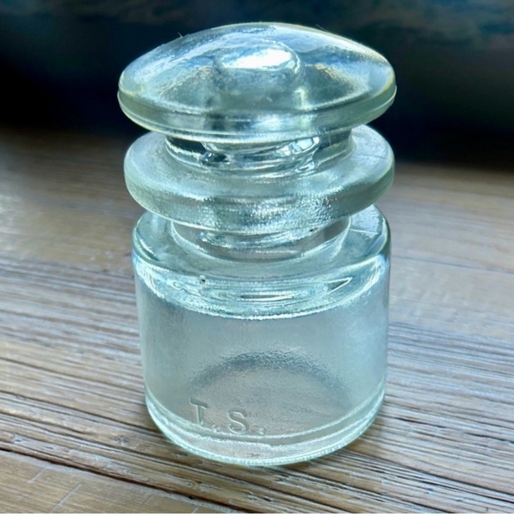 Hemingray-TS Clear Glass insulator. 1880’s -1962